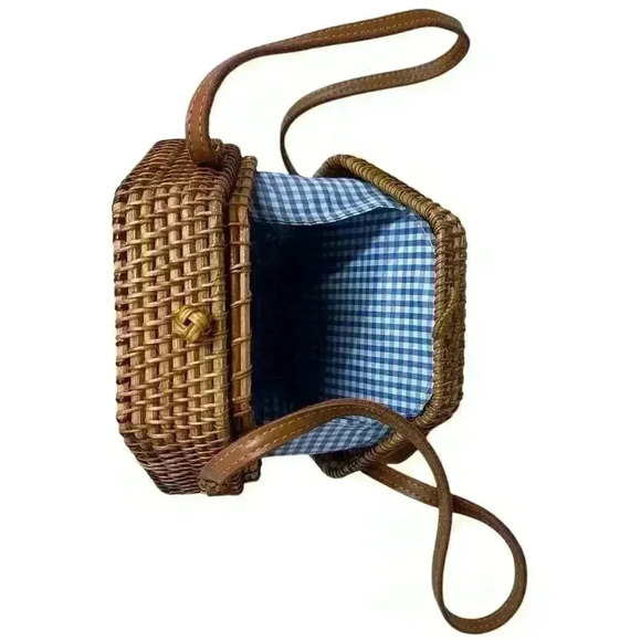 Rattan Crossbody Bag - Picture 5 of 9